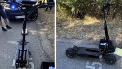 Mit bis zu 129 km/h raste der E-Scooter bei der Rollentestung – die Polizei zog aus ...