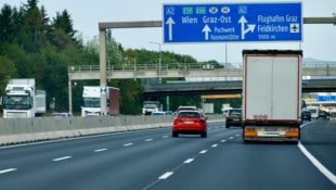 Auf dem Koralm-Korridor der Südautobahn zwischen Graz und Klagenfurt ist der Autoverkehr um ein ...