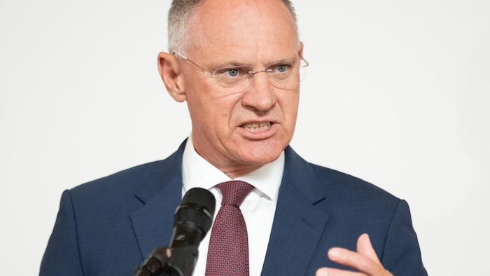 Innenminister Gerhard Karner zieht eine erste Zwischenbilanz der Rückkehr-Aktion für Syrer ...