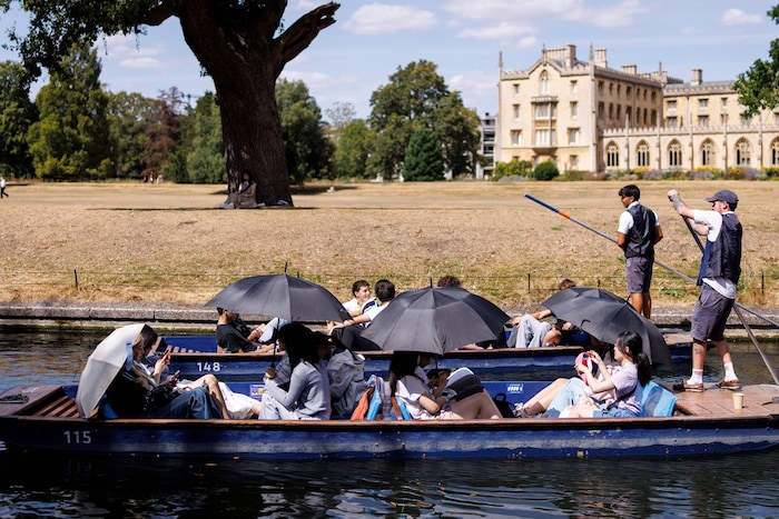 Touristen in Cambridge
