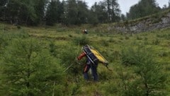 Bergretter aus Hallein eilten zurhilfe.