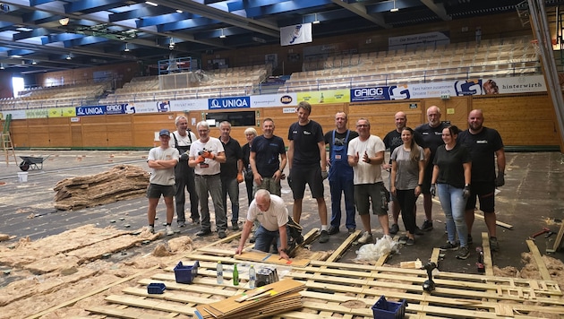 Die „Swans-Familie“ riss den Hallenboden raus