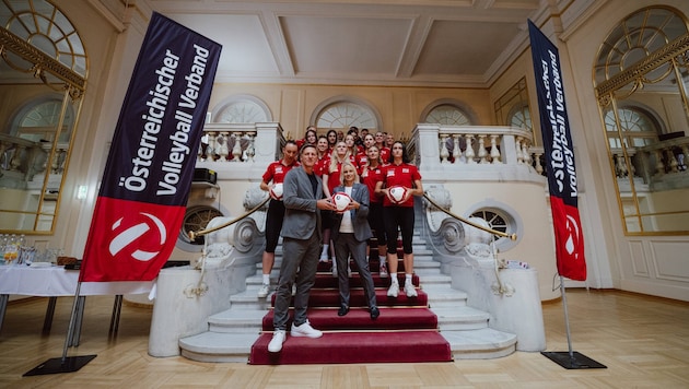 Österreichs Team ist bereit.