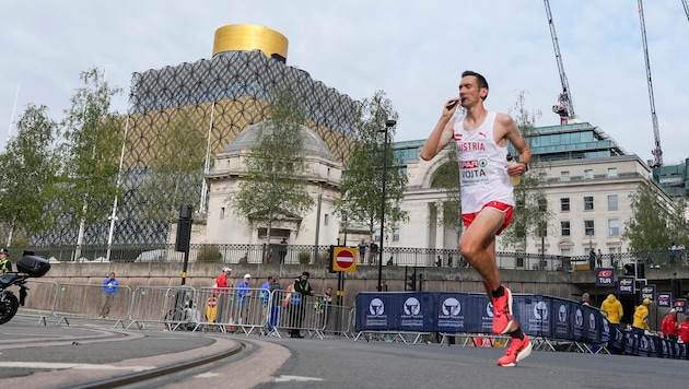 Andreas Vojta beim EM-Marathon in Birmingham