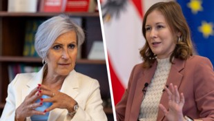 Justizministerin Anna Sporrer und Familienministerin Claudia Bauer sind nicht immer einer ...