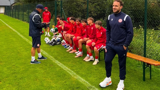 Trainer Dominik Hackinger war von der Situation genauso überrascht worden wie seine jungen ...