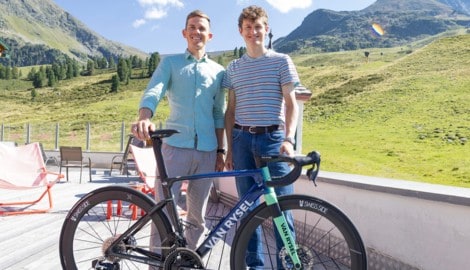 Decathlon-Kapitän Felix Gall und Kumpel Gregor Mühlberger holten sich in Kühtai den letzten ...