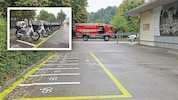 Vor allem für größere Einsatzfahrzeuge wird es mit der S-Bike-Station vor dem Lepi extrem eng.