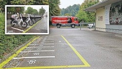Vor allem für größere Einsatzfahrzeuge wird es mit der S-Bike-Station vor dem Lepi extrem eng.