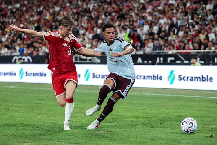 Tim Binder durfte auch gegen Aston Villa ran!