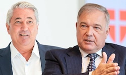 Bezirksvorsteher Ernst Nevrivy (li.), Ex-Kammerboss Walter Ruck