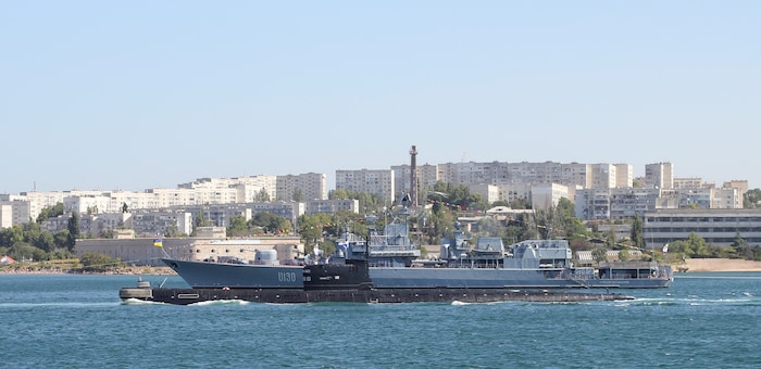 Das U-Boot „Saporischschja“ im Jahr 2012 – damals noch in der Hand der Ukraine.