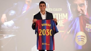 Rodri ist jetzt offiziell Spieler des FC Barcelona.