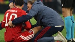 Jamal Musiala brach erneut auf dem Spielfeld zusammen.