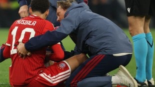 Jamal Musiala brach in zwei Testspielen zusammen.