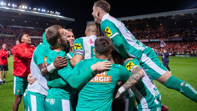 Vor rund einem Jahr rang Rapid Dundee United nieder.