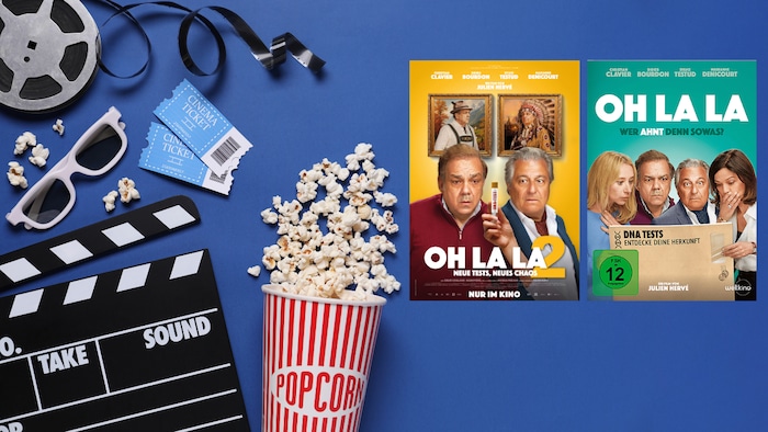 Gewinnen Sie eines von fünf Genuss-Paketen bestehend aus Kinotickets, eine DVD von „Oh la la – ...