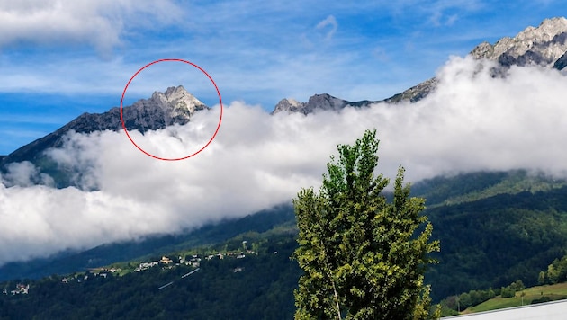 Im Bereich der Vorderen Brandjochspitze wurden die Knochen entdeckt.