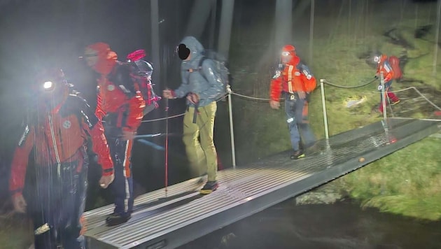 Strömender Regen sorgte für erschwerte Bedingungen.