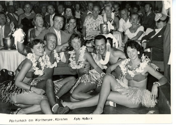 Ein Hawaii-Abend im Werzer Strandcasino 1956.