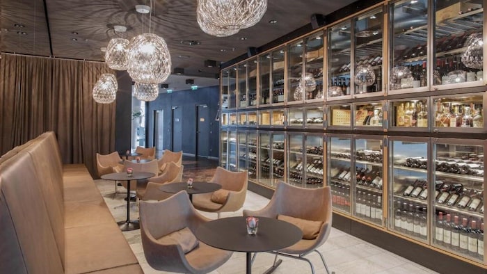 Das Voco Hotel hat auch ein großes Wein-Reservoir.