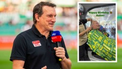 Für einen Scherz ist Andreas Herzog immer zu haben. 