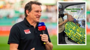 Für einen Scherz ist Andreas Herzog immer zu haben. 