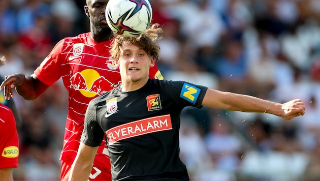 Kronberger feierte im November 2020 sein Bundesliga-Debüt.