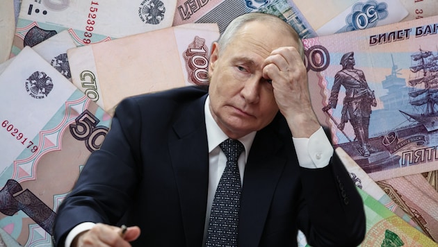 Präsident Wladimir Putin könnte ihr Geld beschlagnahmen, fürchten viele Russen.