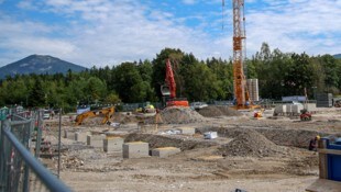 Der Lagerhaus-Standort in Grödig: Noch ist alles Baustelle.