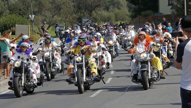 Kärnten ist im September die Weltbühne für Harley Davidsons.