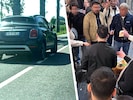 Nur zwei der zahlreichen Maschen: ein Spiegeltrickbetrüger (li.) und Hütchenspieler in Aktion ...