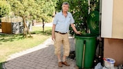 Steindl „dotiert“ den Kräutergarten in Weinburg durch seine Erfindung ausreichend mit Wasser.