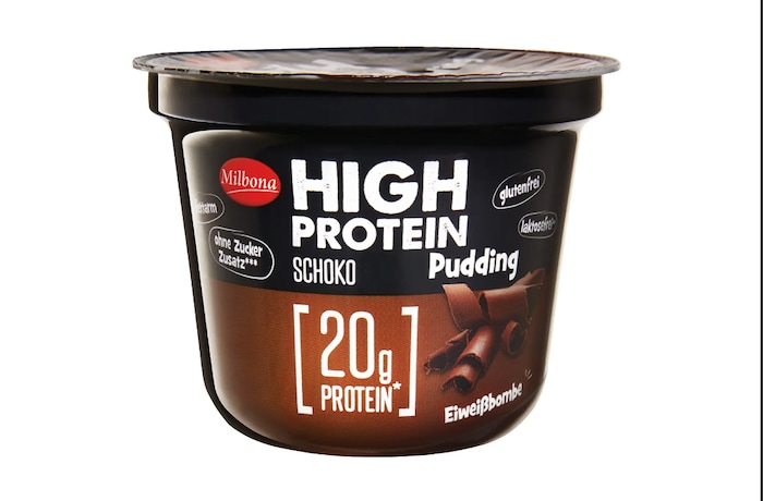 Von dem Rückruf ist das Produkt „Milbona High Protein Pudding Schoko, 200g“ mit dem ...