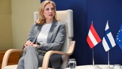 Außenministerin Beate Meinl-Reisinger in Helsinki