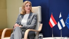 Außenministerin Beate Meinl-Reisinger in Helsinki