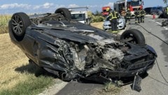 So sah einer der beiden Unfallwagen aus