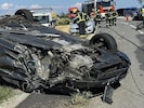 So sah einer der beiden Unfallwagen aus
