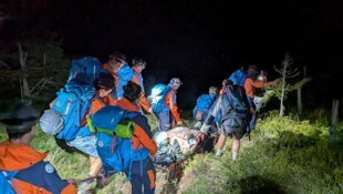 Der Einsatz auf 2000 Metern Seehöhe dauerte ungefähr zweieinhalb Stunden.