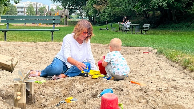 Die gemeinsamen Nachmittage werden – sofern es das Wetter zulässt – am liebsten im Freien ...