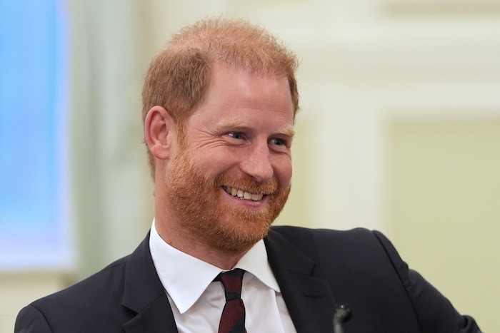 Ein gut gelaunter Prinz Harry absolvierte am Mittwoch seinen ersten Auftritt nach den ...
