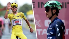 Tadej Pogacar (links) ist der klare Favorit bei der Vuelta, doch Felix Gall plant den großen ...
