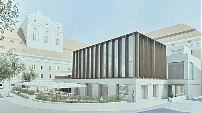Rendering: So wird der Wintergarten aussehen – Innenhof im Promenadengeviert