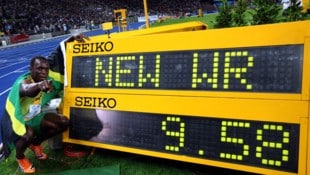 2009 lief Bolt in Berlin 100-Meter-Weltrekord.