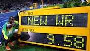2009 lief Bolt in Berlin 100-Meter-Weltrekord.