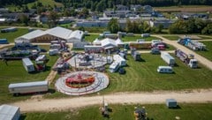 Die Vorbereitungen für den Wiesenmarkt laufen auf Hochtouren.