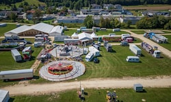 Die Vorbereitungen für den Wiesenmarkt laufen auf Hochtouren.