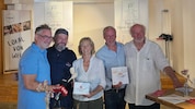 Adi Kulterer, Gottfried und Ingrid Bachler, Helmuth Micheler und Lojze Wieser freuen sich aufs ...