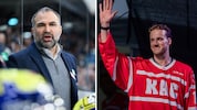 VSV-Coach Pierre Allard, KAC-Knipser Simeon Schwinger