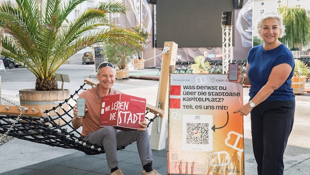 Im Nachhinein wollen der Amtsleiter der Stadtgärten Christian Stadler und Stadträtin Andrea ...